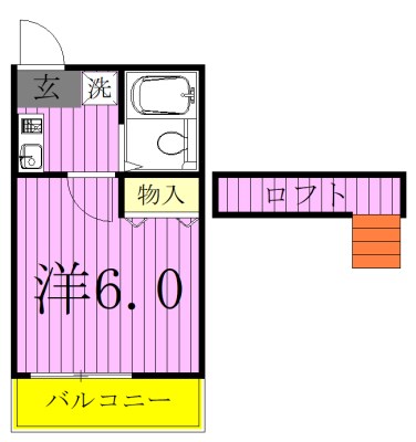 プレジオ南花島 202号室 間取り