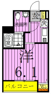 Maison　Avenir(メゾン　アベニール） 間取り図