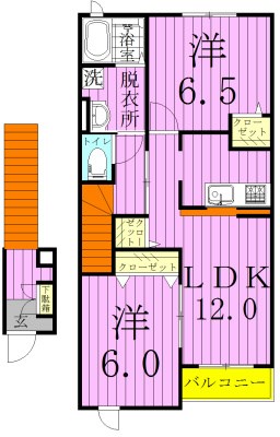 プライム　ヒル 201号室 間取り