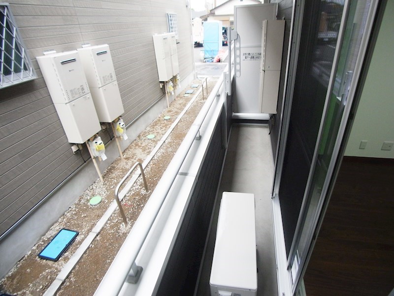 ドミール西初石A棟  ベランダ