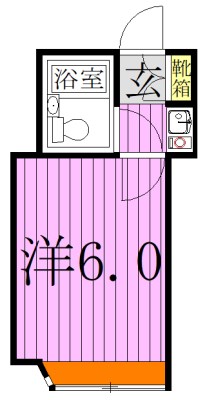 川村第４マンション 306号室 間取り