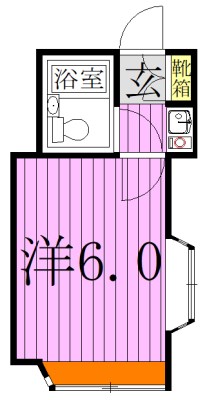 川村第４マンション 308号室 間取り
