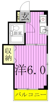 田中ビル 402号室 間取り