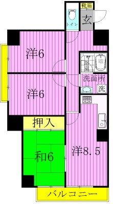 メゾン・モア・トゥール33 間取り図