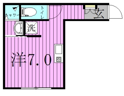 シエスタヴィラ北千住アルボルハウス 間取り図