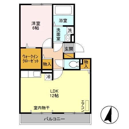 グラン・ヴェルジェⅢ 302号室 間取り