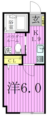 グランシャレー北千住 間取り図