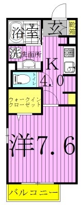 サンモールおおたかの森 105号室 間取り