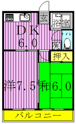 ランドフォレスト柏の葉Ⅱ 間取り図