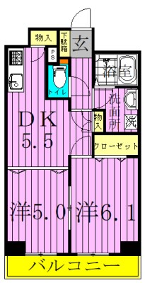ヴァンヴェール 間取り図