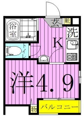 グランクオール西綾瀬2丁目 間取り図