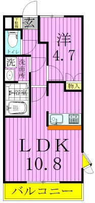 シダーパルク白幡 間取り図