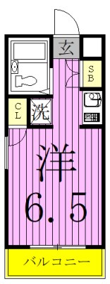 モンシャトー松戸Ⅱ 403号室 間取り