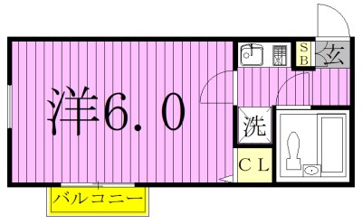 ジュネパレス新松戸第43 205号室 間取り