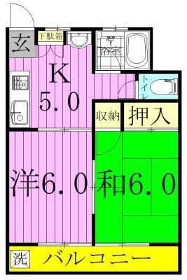 齋藤マンション 303号室 間取り