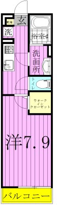 グレイス馬橋 202号室 間取り