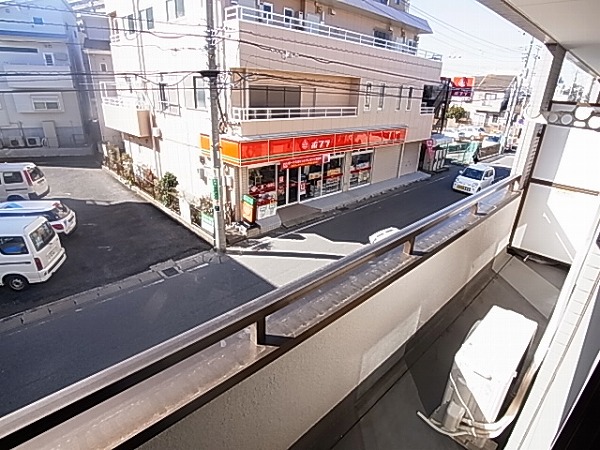 恩田コーポⅡ ベランダ