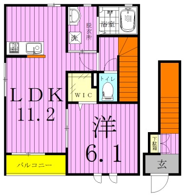 Ｖｅｒｄｅ　Ｍ 間取り図