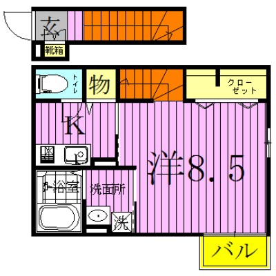 クリオス 間取り図