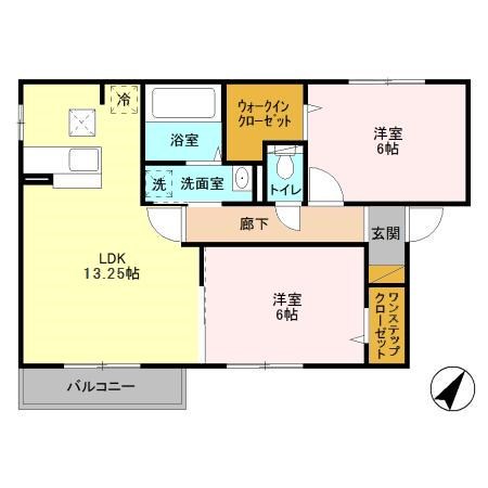 グレイスヒル（船戸） 101号室 間取り
