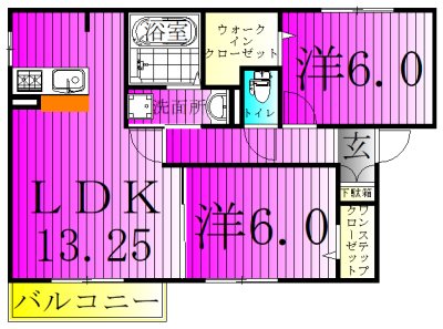 グレイスヒル（船戸） 101号室 間取り