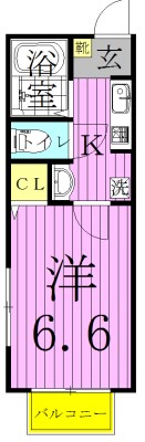 エムズ江北 間取り図