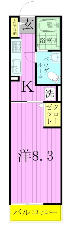 グレイスカレント２ 間取り図