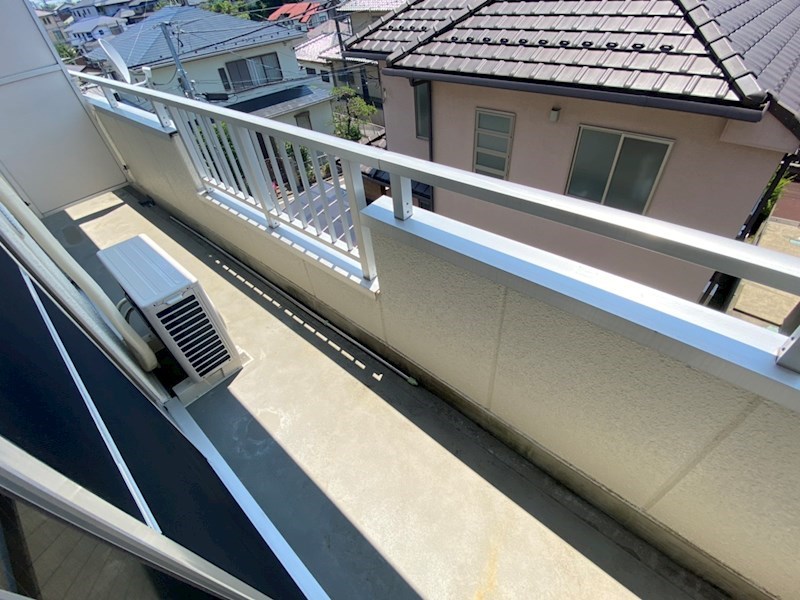 キャトル白山  ベランダ