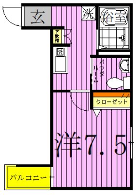 ＭＯＤＥＳＣＯＲＴ　～モデスコート～ 間取り図