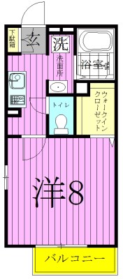 セジュール　レフア 間取り図