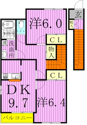 beaming ～ビーミング～ 203号室 間取り