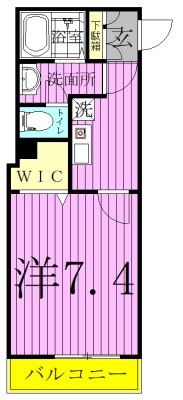 ウィンレックス北小金 306号室 間取り