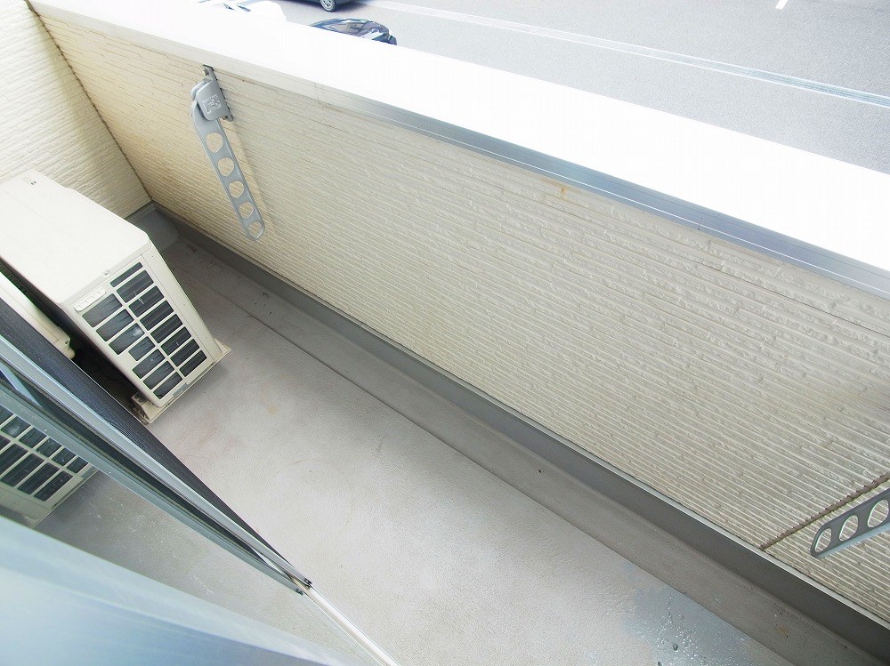 クロバーハイツＢ棟 ベランダ