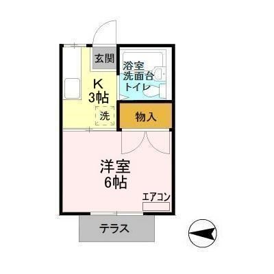 メゾンエクシード 105号室 間取り