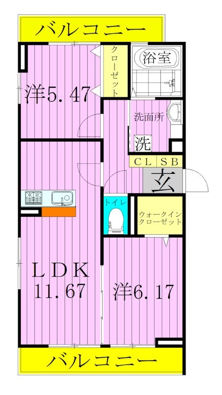 グレイスコート 間取り図