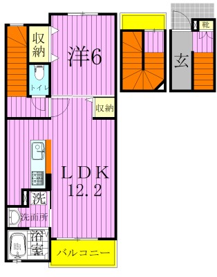 フェリーチェ２ 間取り図