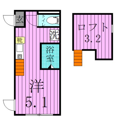 アイフィロス北千住 間取り図