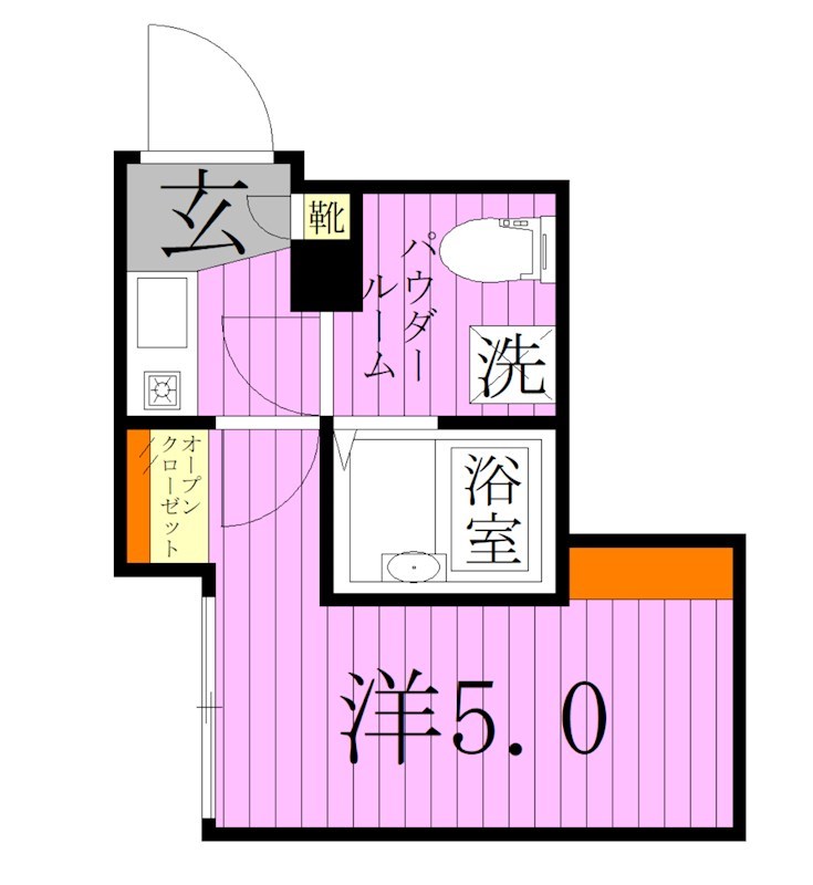 フォルトゥナ北千住 間取り図