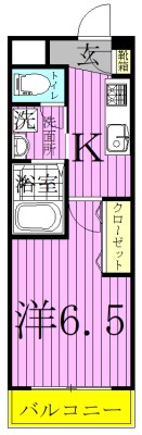 Branche～ブランシュ～ 306号室 間取り