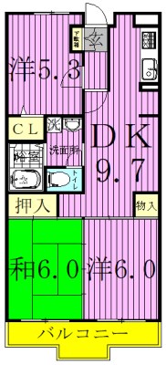グランドール北小金 間取り