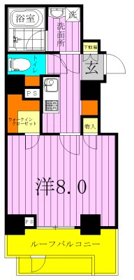 ユリカロゼ北綾瀬  間取り図