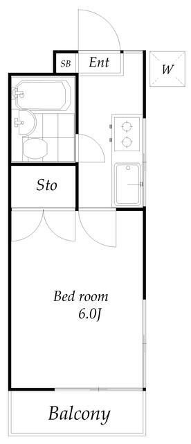 ホワイトハイムⅡ 間取り図