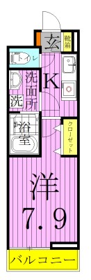 ヒルズ　ガーデン 306号室 間取り