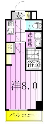 マキシヴ西新井  間取り図