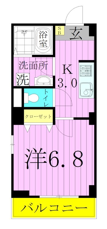 プリモパッソK 間取り図
