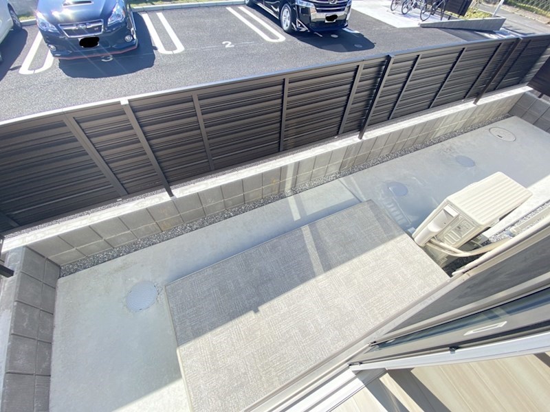 グランデB ベランダ