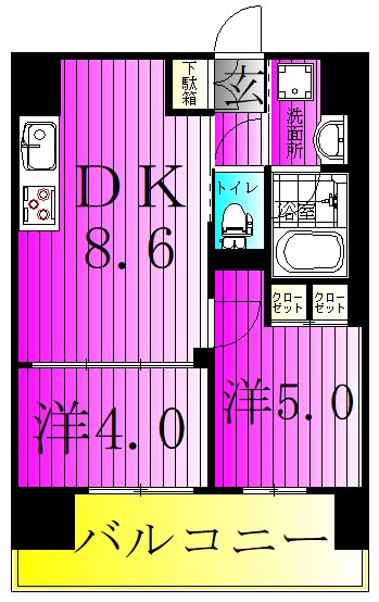 パークアクシス柏 間取り