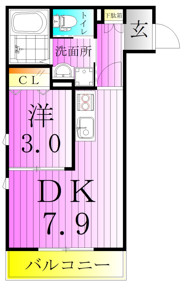 メゾン・シャルマン 間取り図