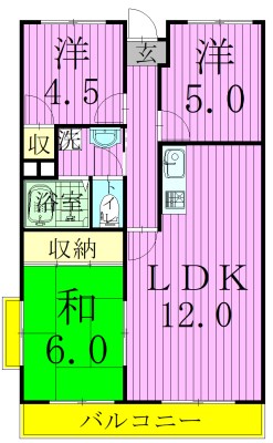 ダイカンプラザ 301号室 間取り