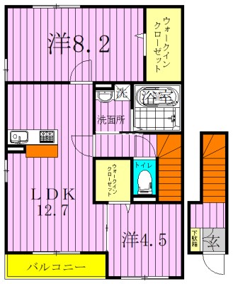 サニーウェル 間取り図